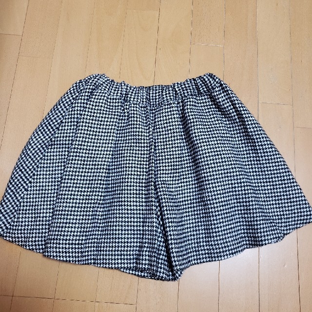 pom ponette(ポンポネット)のポンポネット 　千鳥柄　キュロット　スカート キッズ/ベビー/マタニティのキッズ服女の子用(90cm~)(スカート)の商品写真