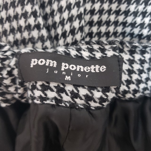 pom ponette(ポンポネット)のポンポネット 　千鳥柄　キュロット　スカート キッズ/ベビー/マタニティのキッズ服女の子用(90cm~)(スカート)の商品写真