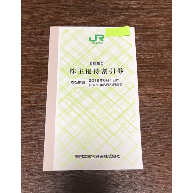 JR東日本 特別割引券5枚 かんたんラクマパック送料込み‼︎