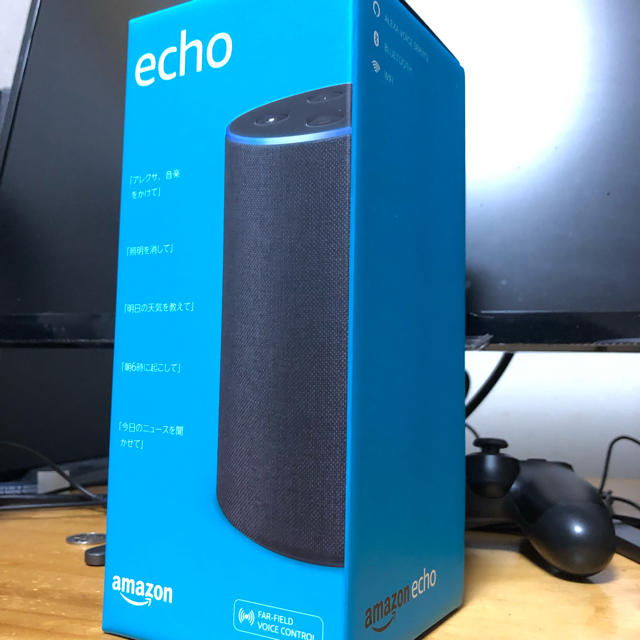 ECHO(エコー)のamazon echo 第2世代 スマホ/家電/カメラのオーディオ機器(スピーカー)の商品写真