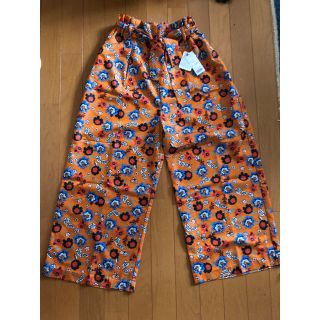 ワイドパンツ☆花柄ガウチョパンツＬ☆新品タグ付き 再々値下げしました！(カジュアルパンツ)