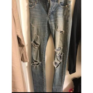 サンローラン(Saint Laurent)のサンローラン saint laurent  ダメージデニム (デニム/ジーンズ)