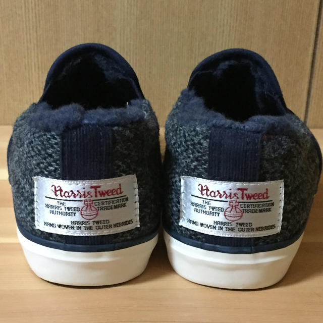 Harris Tweed(ハリスツイード)のブランコワール ハリスツイード スリッポン ボア レディースの靴/シューズ(スリッポン/モカシン)の商品写真