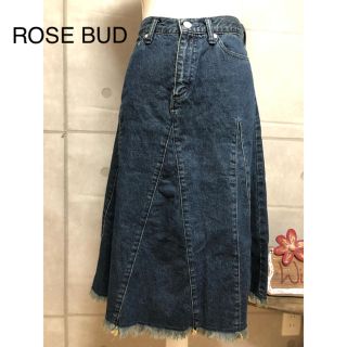 ローズバッド(ROSE BUD)のROSE BUD デニム ★まにまに様  専用★(ロングスカート)