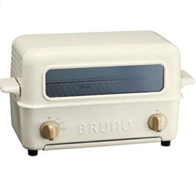 【サイズ交換ＯＫ】 BRUNO ブルーノ トースターグリル ホワイト‼️ BOE033-RD 電子レンジ