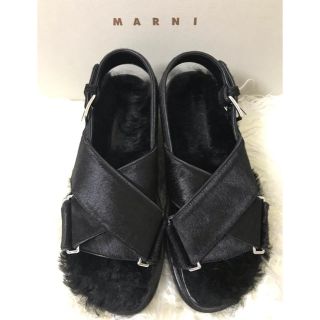 処分価格MARNI◆ムートンサンダル