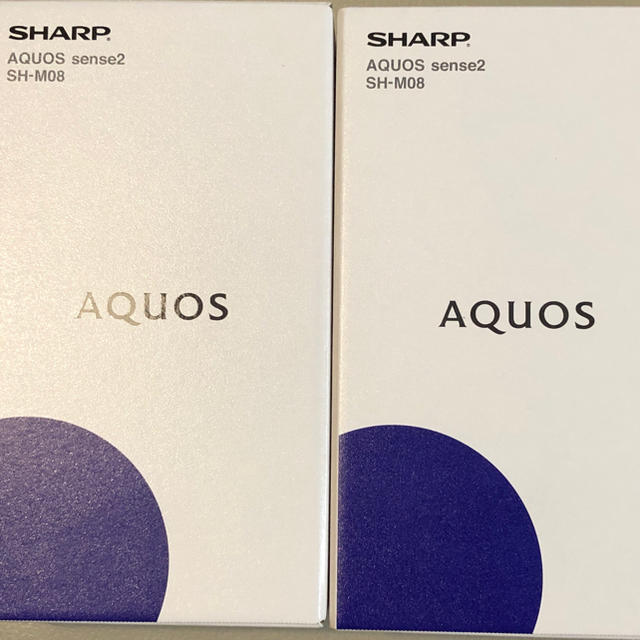 割引発見 - AQUOS 新品未使用AQUOS 2台セット SH-M08 sense2 スマートフォン本体