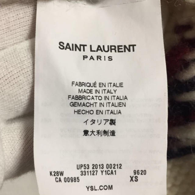 Saint Laurent(サンローラン)のサンローランパリ Saint Laurent Paris ノルディック柄 ニット メンズのトップス(ニット/セーター)の商品写真