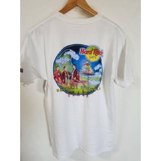 Hard Rock CAFE ホワイトTシャツ(Tシャツ/カットソー(半袖/袖なし))