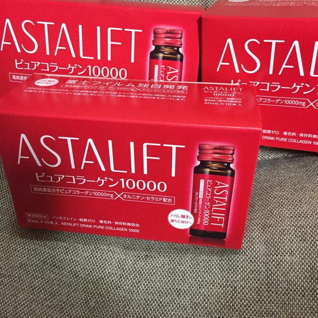 ASTALIFT(アスタリフト)の3箱まとめ アスタリフトドリンク ピュアコラーゲン10000 食品/飲料/酒の健康食品(コラーゲン)の商品写真