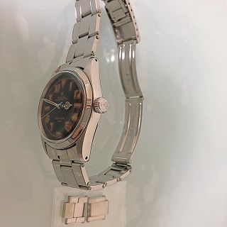 ROLEX オイスターパーペチュアル ブラックユニークダイヤル T