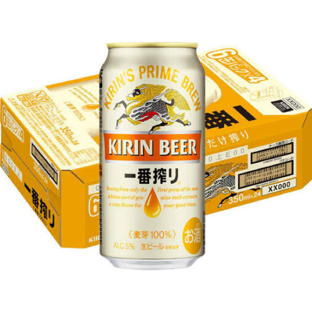 キリン(キリン)の麒麟 一番搾り 350ml×24缶 食品/飲料/酒の酒(ビール)の商品写真