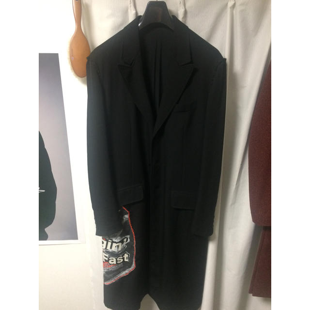 【メーカー公式ショップ】 yohji - Yamamoto Yohji ジャケット 刺繍 17aw yamamoto チェスターコート