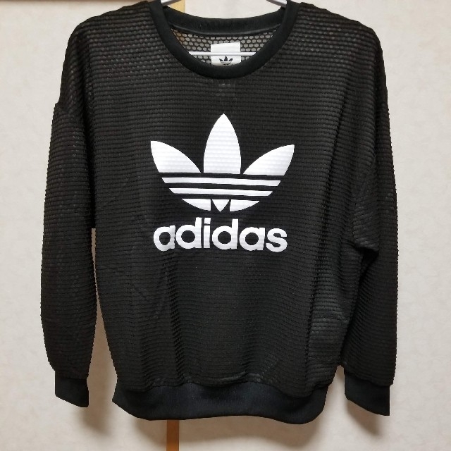 adidas originals シースルー切り替えスエット