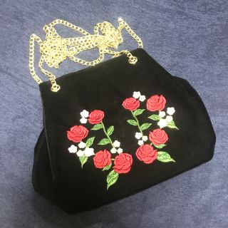 ジュエティ(jouetie)の値下げ jouetie 刺繍 バラ バッグ(ショルダーバッグ)