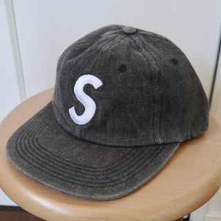 シュプリーム(Supreme)のSupreme Washed Denim S Logo  Black  キャップ(キャップ)