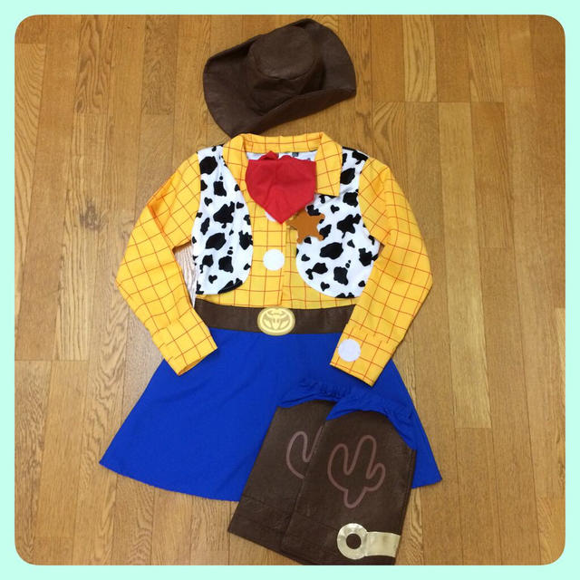 Disney(ディズニー)のハロウィン仮装♡ウッディコスプレセット レディースのワンピース(ミニワンピース)の商品写真