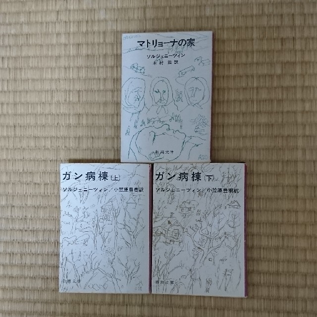 ソルジェニーツィン作品2作品 ガン病棟(上下巻)&マトリョーナの家 エンタメ/ホビーの本(文学/小説)の商品写真