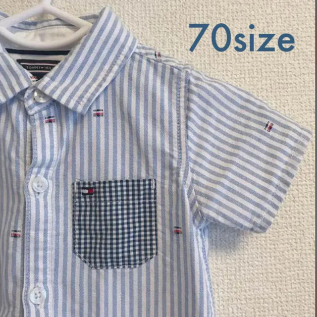 TOMMY HILFIGER(トミーヒルフィガー)のトミーフィルフィガー  ロンパース キッズ/ベビー/マタニティのベビー服(~85cm)(ロンパース)の商品写真