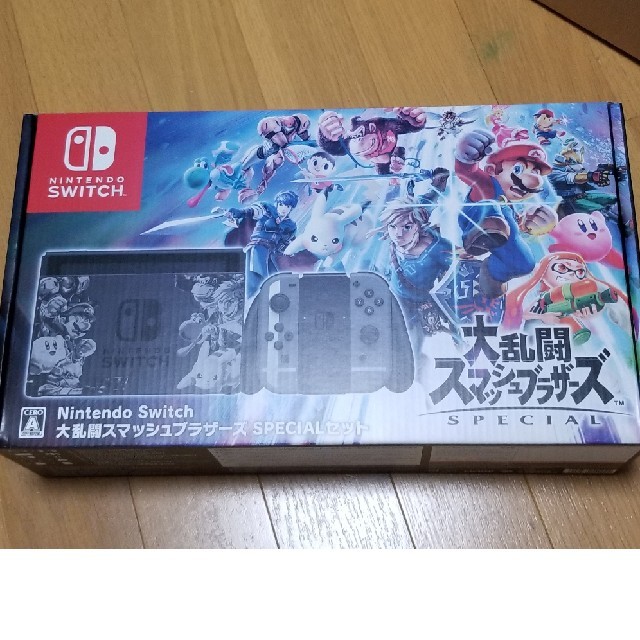 Nintendo switch 本体　新品　スマブラバージョン　訳有