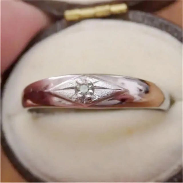 即購入OK♡V055昭和レトロシルバーカラーリングヴィンテージ指輪 レディースのアクセサリー(リング(指輪))の商品写真