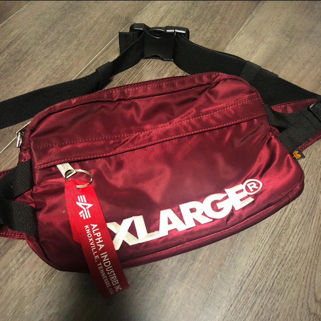 XLARGE(エクストララージ)のXLARGE×ALPHA コラボ HIP BAG  メンズのバッグ(ショルダーバッグ)の商品写真