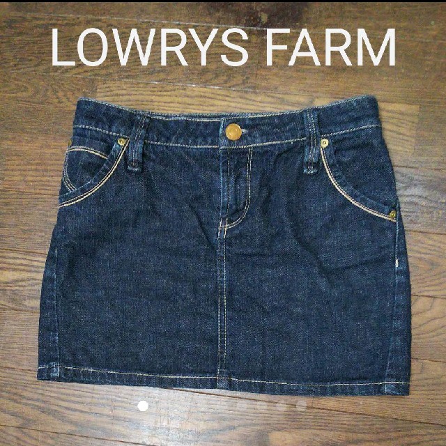 LOWRYS FARM(ローリーズファーム)のLOWRYS FARM/ローライズデニムミニスカート レディースのスカート(ミニスカート)の商品写真