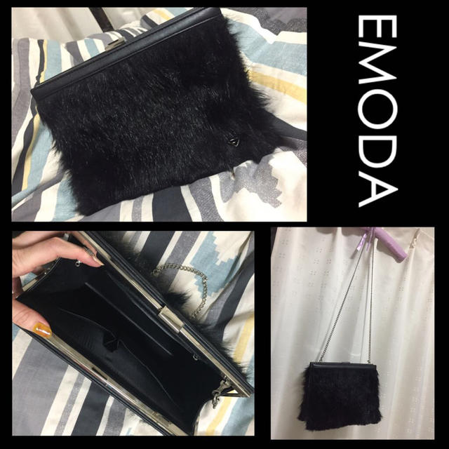 EMODA(エモダ)のEMODA ファーバッグ ノベルティ レディースのバッグ(クラッチバッグ)の商品写真