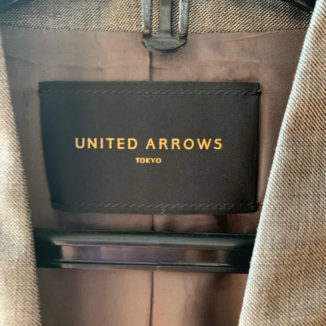 UNITED ARROWS(ユナイテッドアローズ)のUNITED ARROWS ノーカラーパンツスーツ レディースのフォーマル/ドレス(スーツ)の商品写真