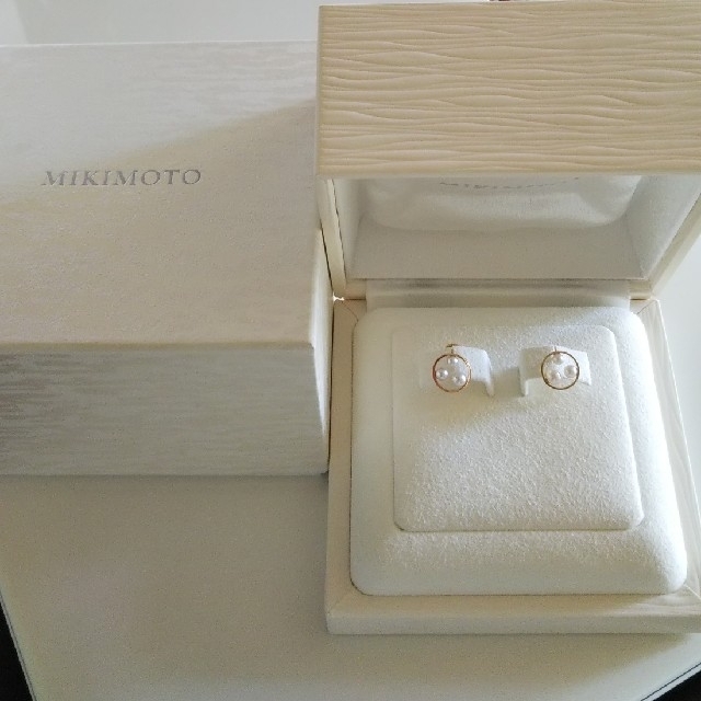 【新品】MIKIMOTO   パールピアス   K18