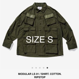 ダブルタップス(W)taps)のWTAPS MODULAR LS 01 SHIRT S 1 OLIVE(ミリタリージャケット)