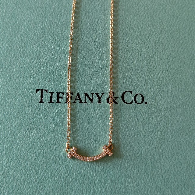 Tiffany & Co. - 新品ティファニー Tスマイル ダイヤネックレス