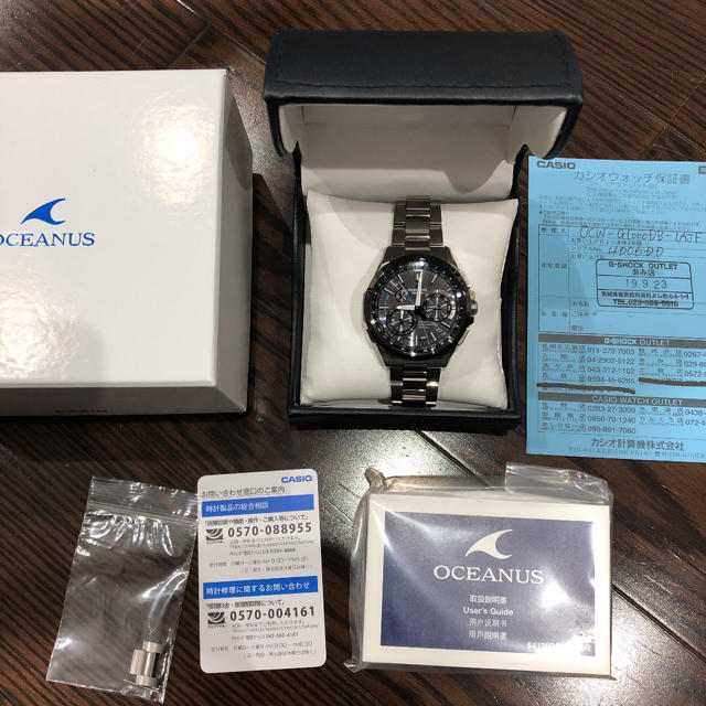 超美品!値下げ!カシオ オシアナス OCW-G1000DB-1AJF | angeloawards.com