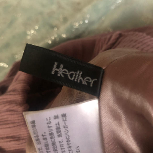 heather(ヘザー)のくすみピンクが可愛いリブパンツ♡ レディースのパンツ(カジュアルパンツ)の商品写真