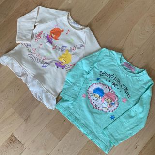 リトルツインスターズ(リトルツインスターズ)の専用 キキララとルルロロのロンTとチュニック(Tシャツ/カットソー)