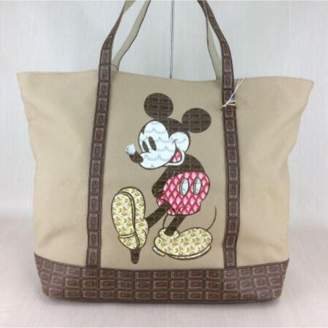 Q-pot. × Disney ミッキー トートバッグ キャンバス