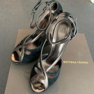 ボッテガヴェネタ(Bottega Veneta)の【美品】ボッテガヴェネタ サンダル 38(サンダル)