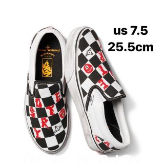 ヴィヴィアンウエストウッド(Vivienne Westwood)のvivienne westwood vans slip on 25.5cm(スニーカー)