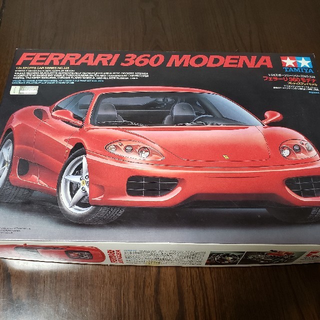 Ferrari(フェラーリ)のタミヤ　フェラーリー360モデナ　1/24プラモデル エンタメ/ホビーのおもちゃ/ぬいぐるみ(プラモデル)の商品写真