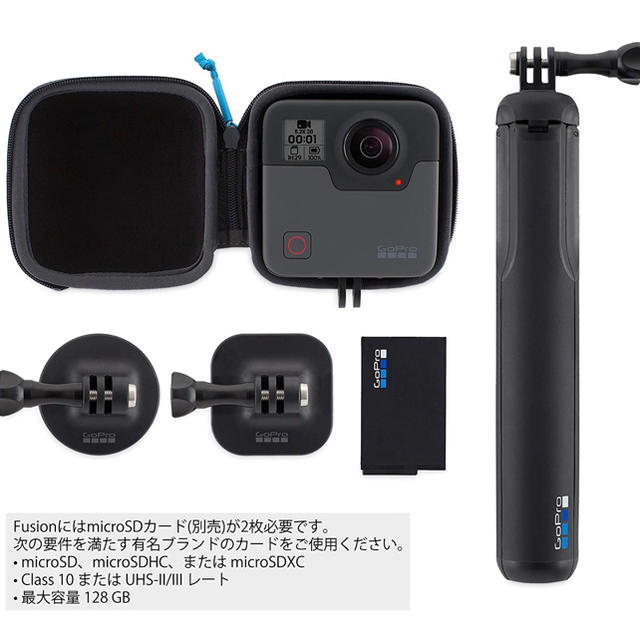 GoPro(ゴープロ)のGoPro  fusion スマホ/家電/カメラのカメラ(ビデオカメラ)の商品写真