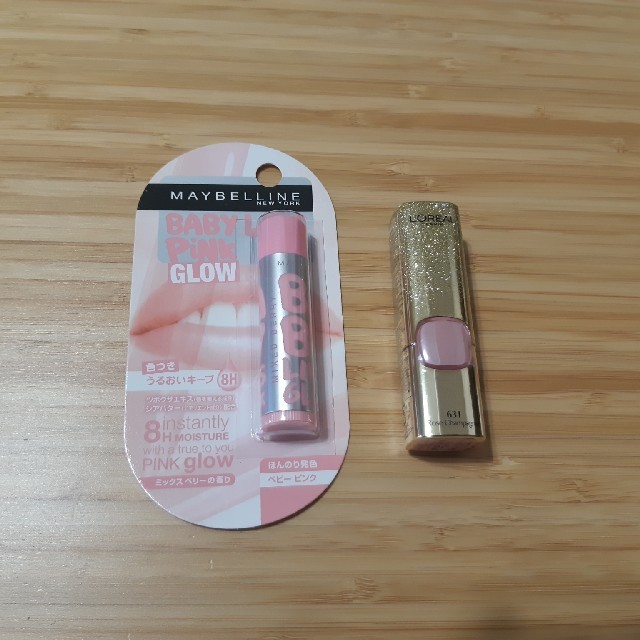 L'OREAL PARiS(ロレアルパリ)のにゃけにゃけ様専用!ロレアルパリ リップ&メイベリン リップセット コスメ/美容のベースメイク/化粧品(口紅)の商品写真