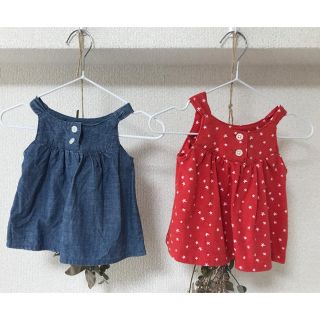 オールドネイビー(Old Navy)のOLD NAVY 3-6month トップス 2点セット(シャツ/カットソー)