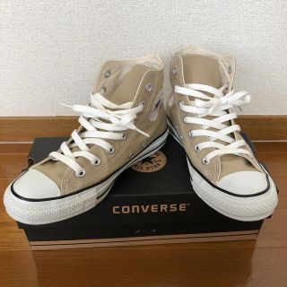 コンバース(CONVERSE)のコンバース ベージュ ハイカット 24.5cm(スニーカー)