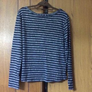 ザラ(ZARA)のZARA   ボーダーカットソー(カットソー(長袖/七分))