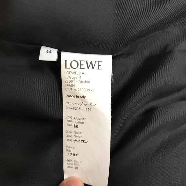 LOEWE(ロエベ)のLOEWE ロエベ ボンバージャケット ブルゾン 16aw 確実正規品 メンズのジャケット/アウター(ブルゾン)の商品写真