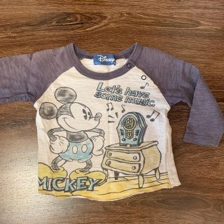 ディズニー(Disney)の80 ミッキー　長袖Tシャツ(Ｔシャツ)