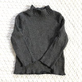 ザラキッズ(ZARA KIDS)の太リブハイネックTシャツ(Tシャツ/カットソー)