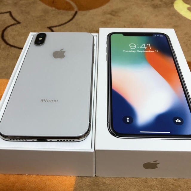 iPhone X 64gb シムフリー silver