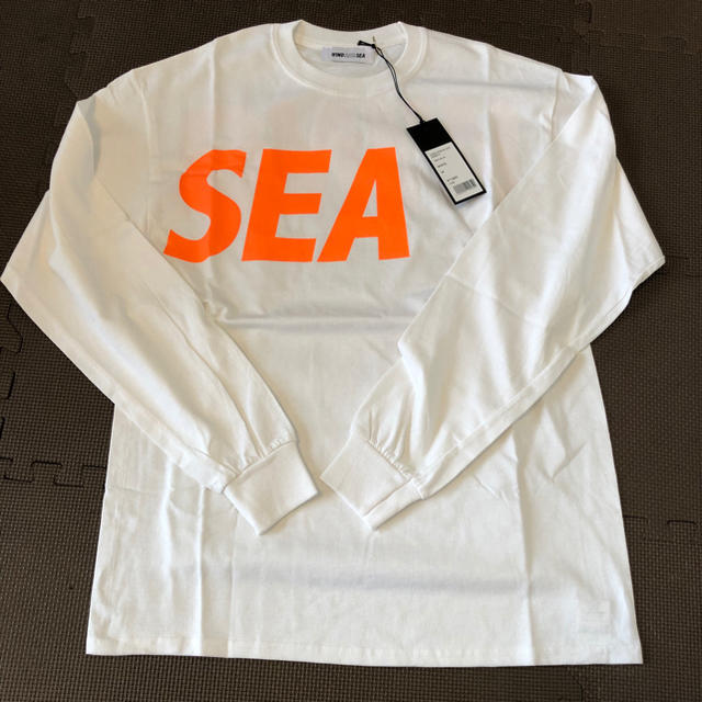 (白M)WIND AND SEA ロングスリーブ Tシャツ ロンTトップス