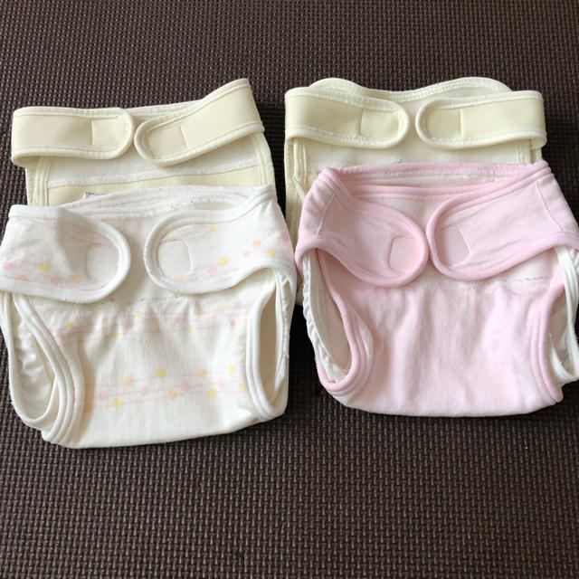 布おむつカバー 4枚 50 キッズ/ベビー/マタニティのおむつ/トイレ用品(布おむつ)の商品写真